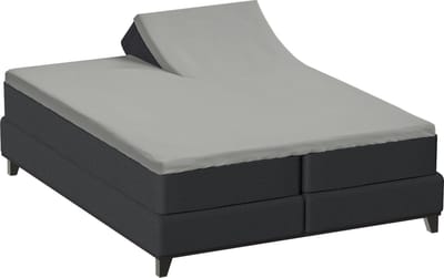 Bella Donna Jersey La Piccola Duo 1 Splittopperhoeslaken 180x190-200 cm lichtgrijs-0703