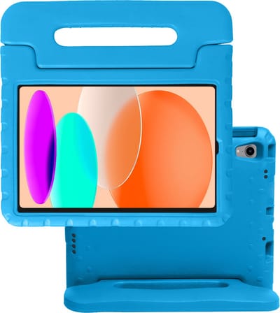 Hoes - Geschikt voor Apple iPad A16/A18 (2022/2025/2026) - 10.9 & 11 inch (10e, 11e & 12e generatie) - Kinderhoes Shockproof Bumper - Kidsproof Case - Tablet Hoesje - Kinder Hoes Cover - Blauw