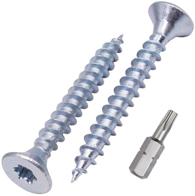 Set van 700 verzinkte houtschroeven 5.0x25mm met Torxverzonken kop