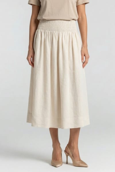 & Other Stories Robinson Skirt Beige Größe: S | Midiröcke Outlet | Damen | Braun