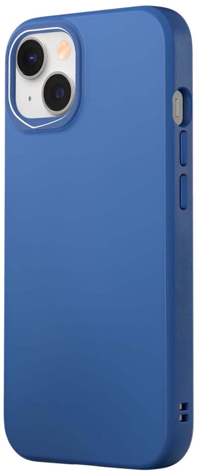 Rhinoshield, Hoesje geschikt voor iPhone 14 Plus - SolidSuit ShockSpread MagSafe Compatibel, Blauw