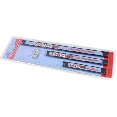 HBM 3 Delige Magneetstrippen, Gereedschapsrek Set