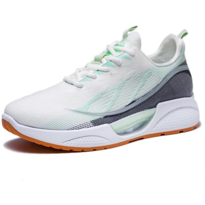 Koppel Sport Witte Schoenen Zomer Mesh Ademend Lichtgewicht Casual Alles-Passend Tiener Hardloopschoenen 44 white