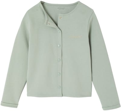Vertbaudet Set - 2 delig - jurk - cardigan - bloemen - katoen