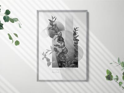 Coloray Zilveren Fotolijst - Zilveren Fotolijst - 70x100 cm - Lijst Voor Foto’s - Zilveren Fotolijst - Elegante Fotolijst - Fotolijst Voor Slaapkamer - Strakke Fotolijst - Fotolijst Modern Design