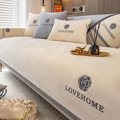 Luxe leren bankhoes zitkussen antislip brede rand hoes bankhoes bankhanddoek moderne eenvoudige universele bankbescherming 70x90cm 1pcs