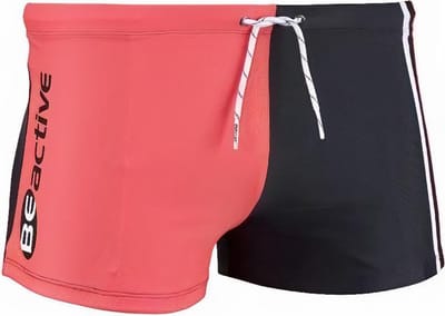 Beco Zwemboxer Beactive Heren Polyamide Oranje/zwart Maat L