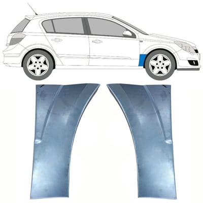 Reparatiepaneel voorspatbord voor Opel Astra H 2003-2014 / Links + Rechts / Set