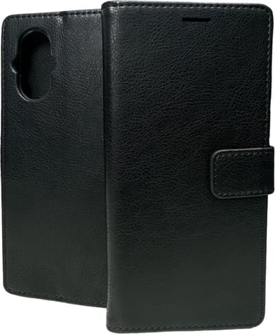 Portemonnee Book case Hoesje Geschikt voor: Oppo Reno 8 Lite - Zwart