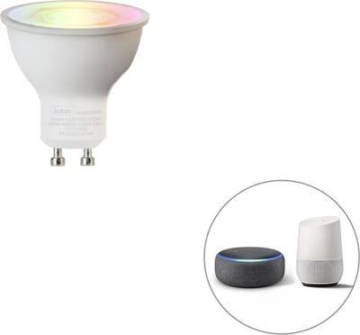 LUEDD Smart GU10 RGBW LED lamp 5W 350 lm 2200-4000K