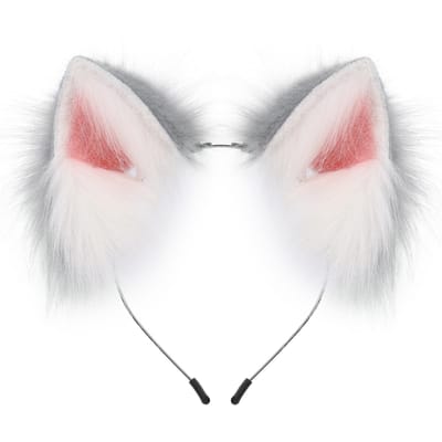 Schattige Kattenoren Hoofdband Pluche Dierenoor Haarband Feest Hoofddeksel Kostuum voor Kinderen Volwassenen Halloween Aankleden