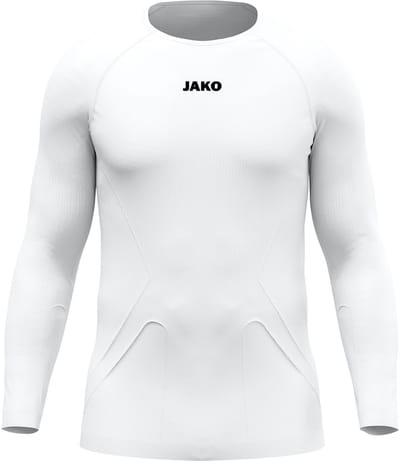 Jako Lightweight Longsleeve Kinderen - Wit | Maat: 128-140
