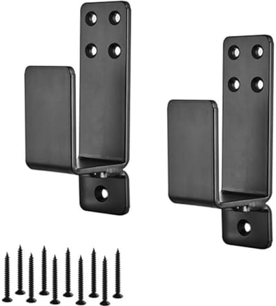 Deurbarricadebeugels - Metalen U-beugels voor 2x4 Hout - Deurbeveiligingsversterkingen - Set van 2