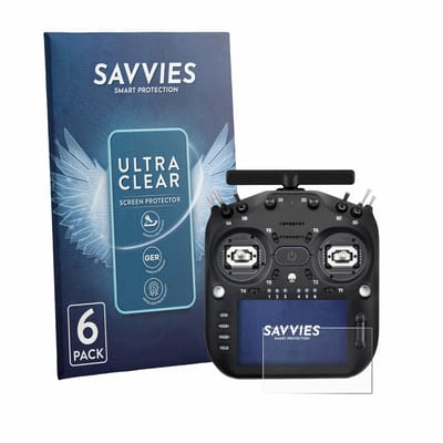Savvies - Screenprotector voor Radiomaster TX16S MK3 - Folie Beschermfolie transparant 6 Stuks