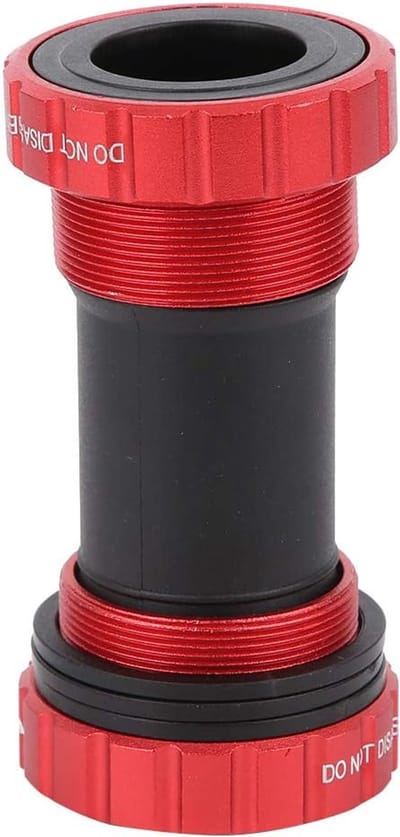 Fiets Trapas - Geïntegreerd Onderdeel - Fietsen Onderhoud - Stof en Vocht Dicht - 68-73mm - Rood