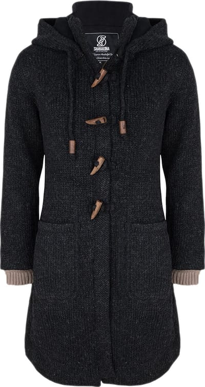 Gebreid Wollen Dames Vest van Schapenwol met Polyester Fleece voering en afneembare capuchon - SHAKALOHA - W Whistler DLX S