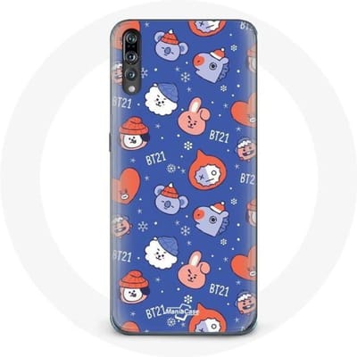 Coque pour Huawei P20 BTS Bangtan Sonyeondan BT21 Noël 2023