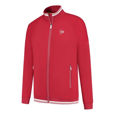 Dunlop Club Knitted Trainingsjack Heren-Rood