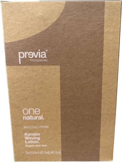 Previa Professional Keratin Waving Lotion Tone Natural 3 x 250ml
