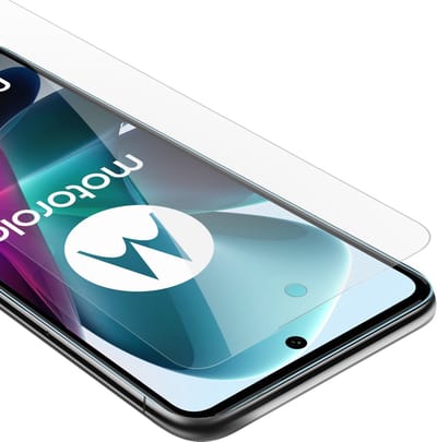 Cadorabo Screenprotector geschikt voor Motorola MOTO G200 5G - Pantser film Beschermende film in KRISTALHELDER Geharde (Tempered) display beschermglas in 9H hardheid met 3D Touch