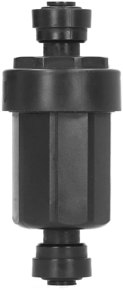 1/4 Inch Irrigatiefilter met RVS Zeef en Snelle Aansluiting - Waterfilter voor Irrigatie en Besproeiing, Tuinaccessoires en Filtersysteem