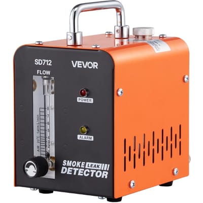 Machine à Fumée Automobile Détecteur de Fuite, Testeur de Diagnostic Vide EVAP 12V CC avec Pompe à Air Intégrée et Débitmètre, Tuyau à Vide 1 PSI Carburant