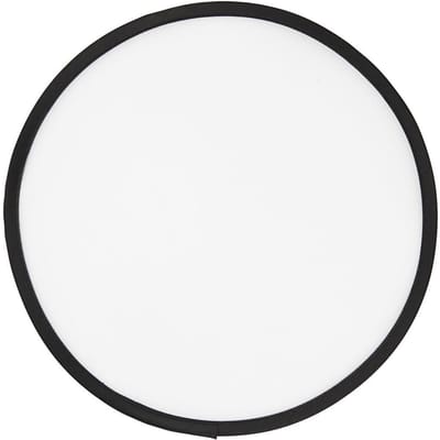 Vliegende schijf - Speelgoed schijf - Buiten spelen - Vouwbaar en versierbaar - 25 cm diameter - Wit