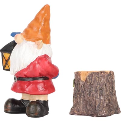 Miniatuur Kabouters Beeldenset Synthetische Hars Tuinbeeld Accessoires Waterdicht Zonbestendig Kabouters red