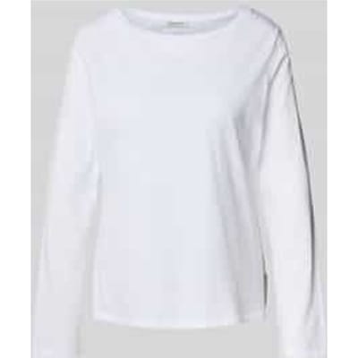 Shirt met lange mouwen van katoen met logodetail