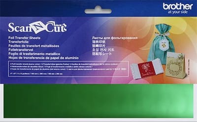 4 metallic vellen green - 10x20 cm - ScanNCut - Brother