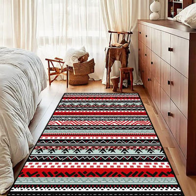Modern Abstract Groot Formaat Decoratief Kleed voor Woonkamer Antislip Eenvoudig Schoonmaken Salontafelmat Kantoor Garderobe Tapijt Flanel 60*90cm