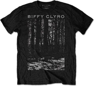 Biffy Clyro Heren Tshirt -S- Tree Zwart