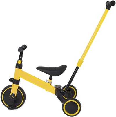3-in-1 driewieler voor peuters met duwstang - ideaal voor 1-5 jaar