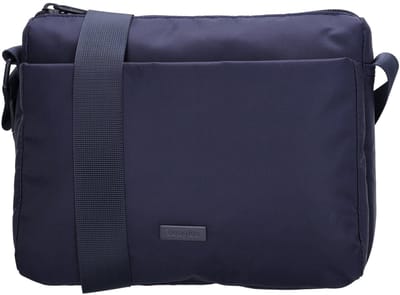 Beagles Duomo Schoudertas - Crossbody - Verstelbare Schouderband - Veiligheidsrits - Safety Zipper - Lichtgewicht - Praktische Indeling - Blauw