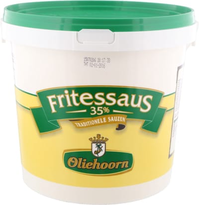 Oliehoorn Fritessaus 35% - Emmer 10 liter