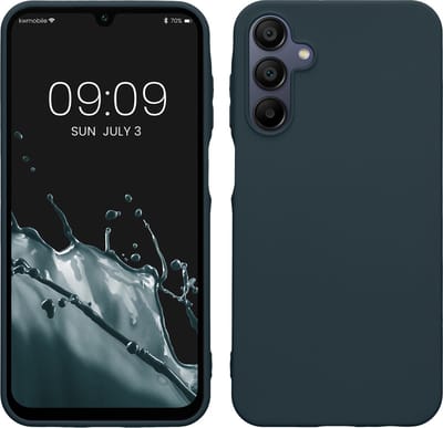 kwmobile telefoonhoesje geschikt voor Samsung Galaxy A15 5G - Hoesje voor smartphone - Back cover in leisteen