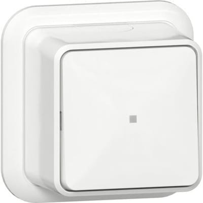 Gira 2-Polaire Bedieningsschakelaar Met LED Indicator Opbouw - 311211