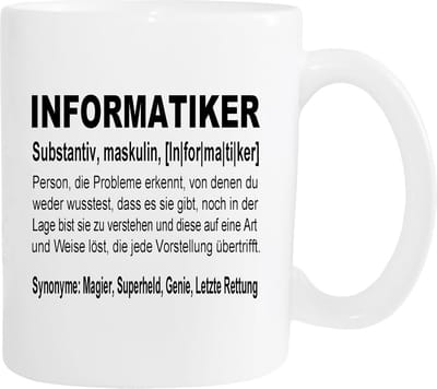 Grappige Koffiemok met Spreuk - Cadeau voor Informatica Experts en Programmeurs