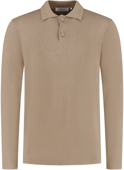Pure Path Regular Polo fit Knitwear Taupe (25030810 - 53)