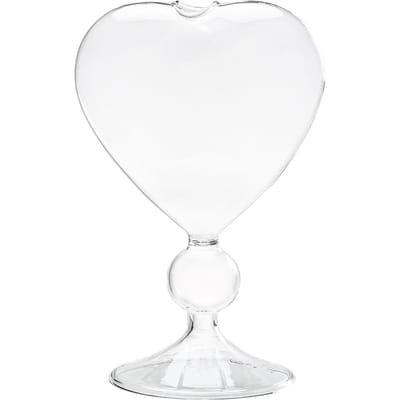 Hartvormig Wijnglas Transparant Comfortabele Grip Decoratieve Glazen Beker met Rietje voor Feesten Bar Nachtclub Bruiloft Type 2 white