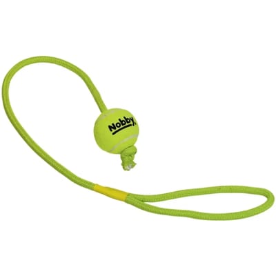 Tennisbal met werptouw voor honden Nobby Pet
