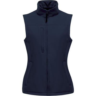 Regatta Dames/dames Flux Softshell Bodywarmer / Mouwloos Jasje (Waterafstotend & Windbestendig) (Marine/Navy)
