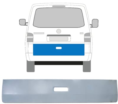 Reparatiepaneel achterklep voor Volkswagen Transporter T5 2003-2015
