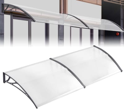 Luifel voordeur luifel lessenaarsdak voordeur luifel voordeur dak 5mm grijs 300 x 100cm