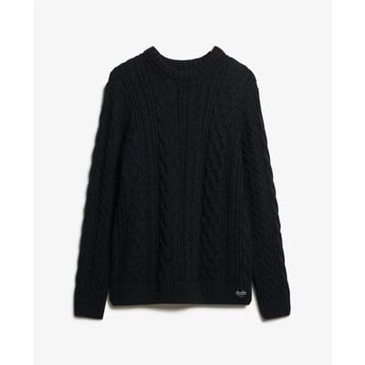 Superdry JACOB CABLE JUMPER Heren Trui - Maat L