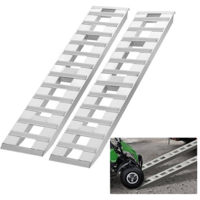 VEVOR Laadramp, Autoramp 2721,6 kg, Brede Laadrail, Autolaadramp 183 x 38 cm, 2 stuks. Ramps, voor Motorfiets, Aanhanger, ATV, UTV, Tuintractor, Grasmaaier, Crossmotor etc.