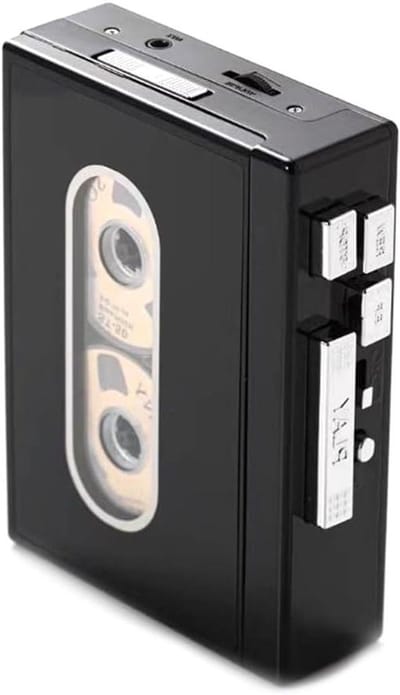 Cassettespeler - Muziekspeler - Muziek Luisteren - Volledig Stereogeluid - DC 5V - Zwart