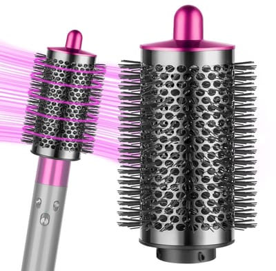 Grote ronde volumeborstel-accessoire geschikt voor Dyson Airwrap - Met lange, fijne haren om het haar vorm en meer volume te geven - Compatibel met HS01/HS05/HS08 - Stylingtool - Opzetstuk