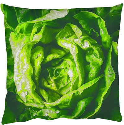 Sierkussens - Kussentjes Woonkamer - 50x50 cm - Groente - Sla - Groen