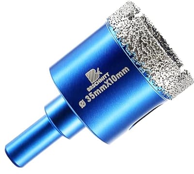 Diamant droogboor 35 mm voor porseleinen tegels en keramische steen